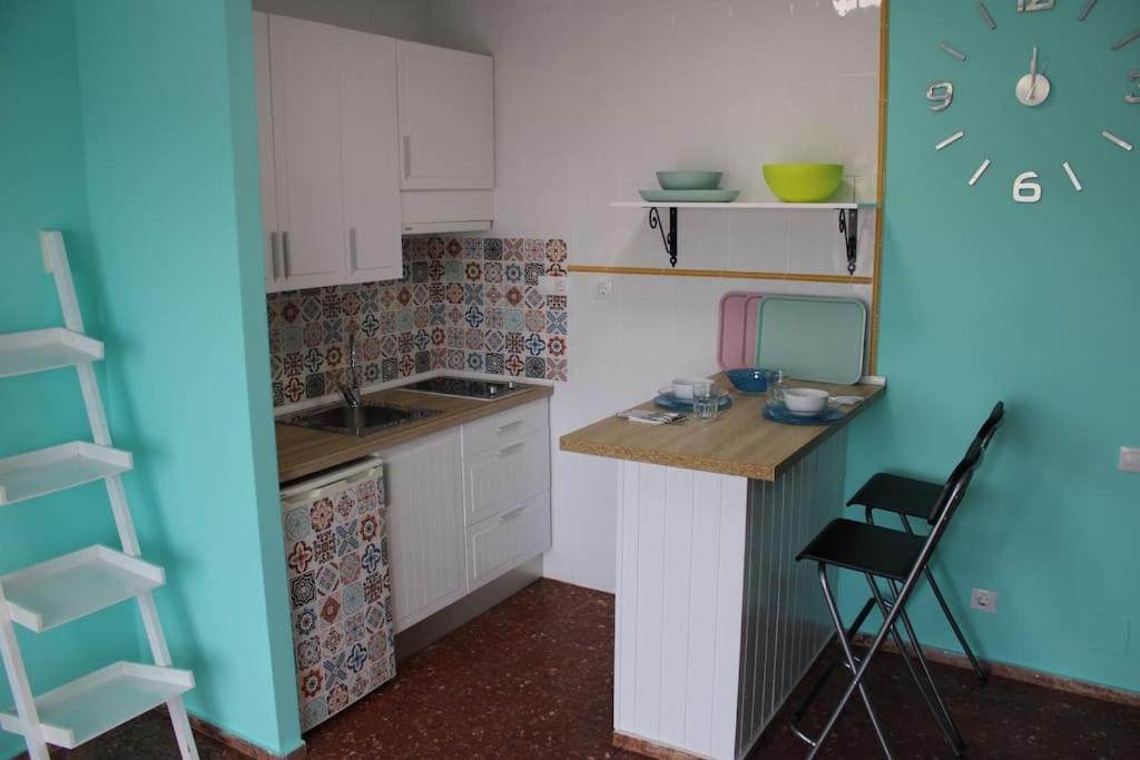 Apartamento Vista Al Mar Piscina Playa 3 Min Aguadulce  Bagian luar foto