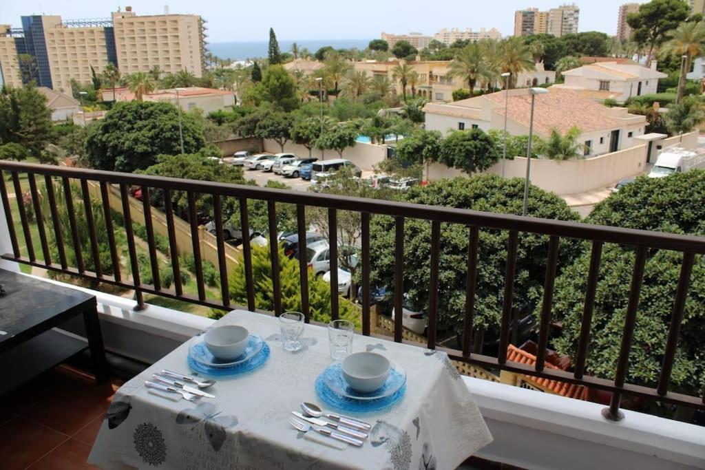 Apartamento Vista Al Mar Piscina Playa 3 Min Aguadulce  Bagian luar foto