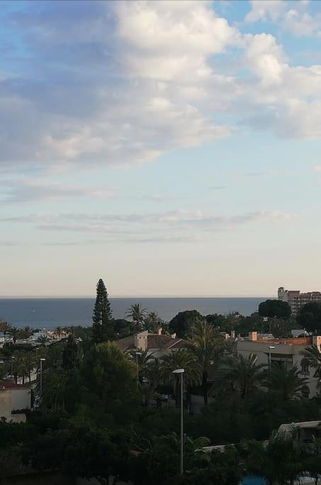 Apartamento Vista Al Mar Piscina Playa 3 Min Aguadulce  Bagian luar foto